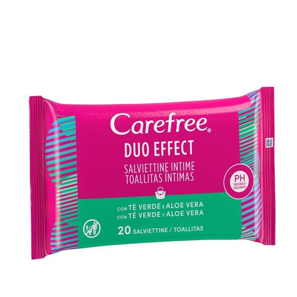 CAREFREE INTIMATE WIPES X20 ALOE