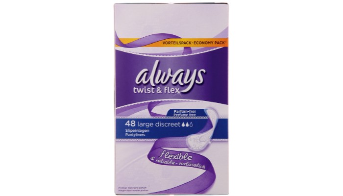 ALWAYS LINERS TWIST & FLEX VP LARGE X48