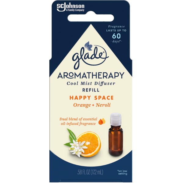GLADE AROMA COOL MIST REFILL 17ML PURE