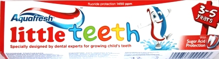 AQUAFRESH T/PASTE 50ML LITTLE TEETH 4-6Y