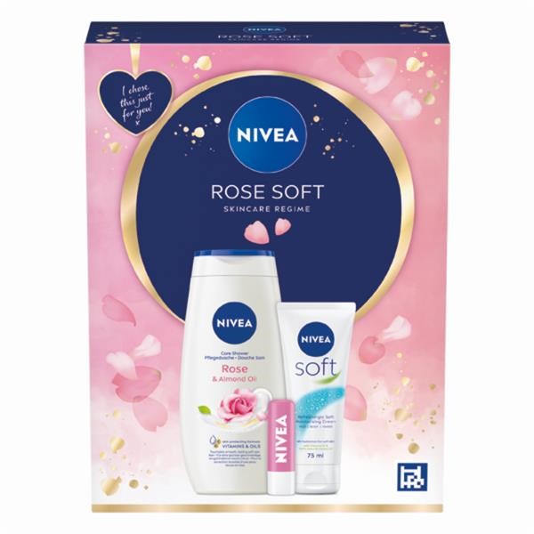 NIVEA GIFT SET ROSE SOFT