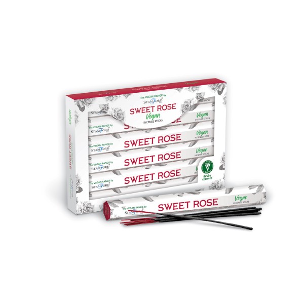 STAMFORD INCENSE STICKS VEGAN X20 ROSE
