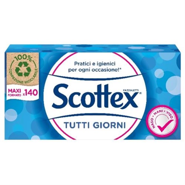 SCOTTEX TISSUES BOX X 140 EVERYDAY