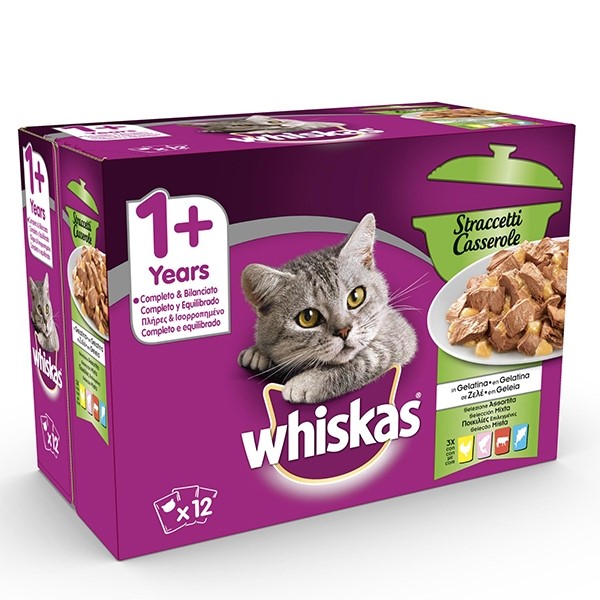 WHISKAS POUCH 12X85G MIXED SELECT