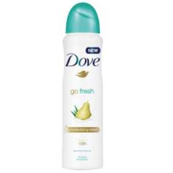DOVE DEO SPRAY 150ML PEAR & ALOA VERA